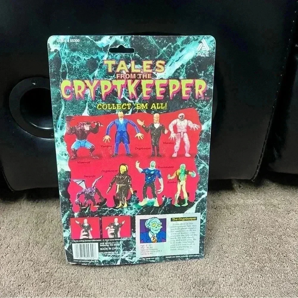 Tales from the Crypt CRYPTKEEPER Action Figure BLACK SUIT Vintage SEALED 55300